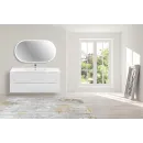 Комплект мебели белый глянец 121,5 см Vincea Mia VMC-2MC120GW + VBS-13120 + VLM-2K120