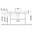 Раковина 100x47 см Duravit DuraSquare 2353100041