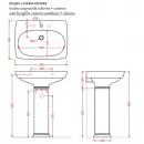 Раковина 68x49,5 см Artceram Civitas CIL001 03 00