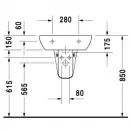 Раковина 55x43 см Duravit D-Code 23105500002