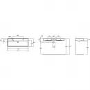 Раковина 121,2x46,6 см Jacob Delafon Vivienne EXBK112-NGM