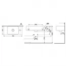 Раковина 50x23 см Toto MH LW1235B#XW