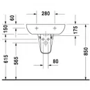 Раковина 60x46 см Duravit D-Code 23106000002