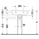 Раковина 60x46 см Duravit D-Code 23106000002