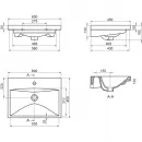 Раковина 60x45 см BelBagno Marino BB-0320-60-LVB