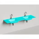 Раковина Salini S-Stone Onda 1402202MF 180x50 см, подвесная, покраска по RAL матовый полностью