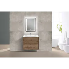 Комплект мебели дуб винтаж 59,4 см Vincea Paola VMC-2P600VO + VCB-2VP600W + VLM-2D550
