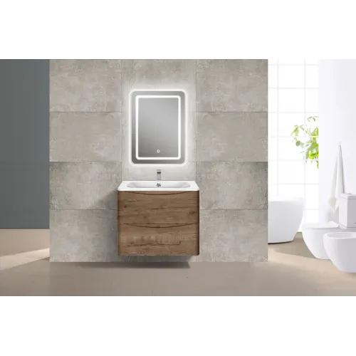 Комплект мебели дуб винтаж 59,4 см Vincea Paola VMC-2P600VO + VCB-2VP600W + VLM-2D550