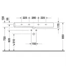Раковина 120x47 см Duravit Vero 0454120000