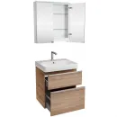 Тумба орех пекан 58,4 см Geberit Smyle Square 500.352.JR.1