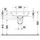 Раковина 65x50 см Duravit D-Code 23106500002