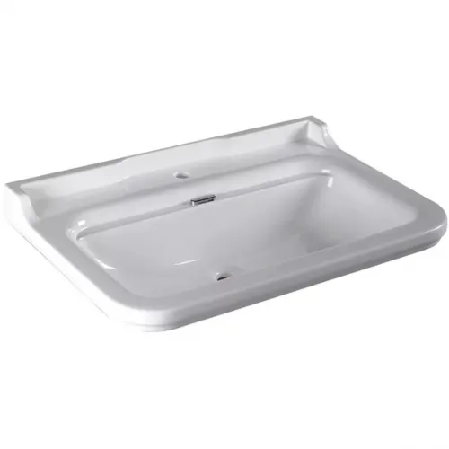 Раковина 80x55 см с одним отверстием под смеситель Kerasan Waldorf 4141K1bi/cr*1
