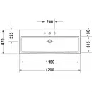 Раковина 120x47 см Duravit Vero Air 2350120000