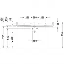 Раковина 120x47 см Duravit Vero Air 2350120000