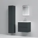 Тумба с раковиной графит матовый 60 см Am.Pm Gem M90FHX06022GM + M90WCC0602WG
