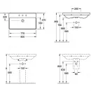 Раковина 80x47 см Villeroy & Boch Avento 41568001