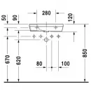 Раковина 50x22 см Duravit DuraStyle 0713500000