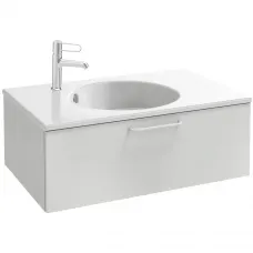 Тумба белый глянец 80 см Jacob Delafon Odeon Rive Gauche EB2515-R6-G1C