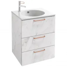 Тумба белый мрамор 60 см Jacob Delafon Odeon Rive Gauche EB2530-R7-NR4