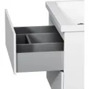 Тумба с раковиной белый глянец 61 см Am.Pm Gem M90FHX06022WG + M90WCC0602WG