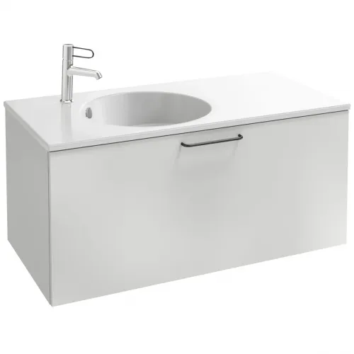 Тумба белый глянец 100 см Jacob Delafon Odeon Rive Gauche EB2514-R9-G1C