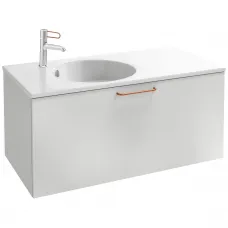 Тумба белый глянец 100 см Jacob Delafon Odeon Rive Gauche EB2514-R7-G1C