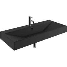 Раковина Kludi Resa 59WW12139 121x50,5 см, подвесная, черный матовый
