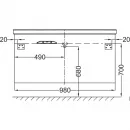 Тумба белый глянец 98 см Jacob Delafon Escale EB760-G1C