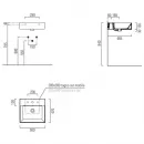 Раковина 50x47 см GSI Kube X 9430109