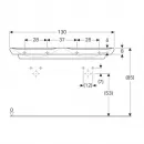 Раковина 130x48 см Geberit myDay 135430600