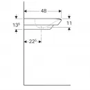 Раковина 130x48 см Geberit myDay 135430600