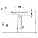Раковина 65x48 см Duravit DuraStyle 2320650000