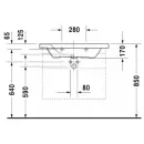 Раковина 80x48 см Duravit DuraStyle 2320800000