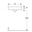 Раковина 32x32 см Geberit Renova Compact 276132000