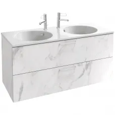 Тумба белый мрамор 120 см Jacob Delafon Odeon Rive Gauche EB2525-R6-NR4