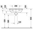 Раковина 60x44 см Duravit D-Neo 2366600000