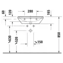 Раковина 60x44 см Duravit D-Neo 2366600000