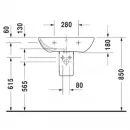 Раковина 65x49 см Duravit ME by Starck 2335650000