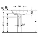 Раковина 65x49 см Duravit ME by Starck 2335650000