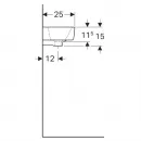 Раковина 50x25 см Geberit Renova Compact 276250000