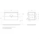 Тумба Pino Scania 89,6 см BelBagno Acqua ACQUA-900-2C-SO-PS