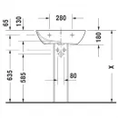 Раковина 60x46 см Duravit ME by Starck 2335600000