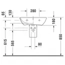 Раковина 60x46 см Duravit ME by Starck 2335600000