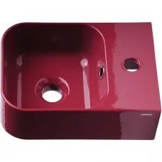 Раковина Plumberia Selection IXO XO2535FMG 25x35 см, рукомойник, бордовый глянец