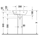 Раковина 55x44 см Duravit ME by Starck 2335550000