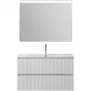 Тумба под раковину BelBagno Uno UNO-MINI-1000-2C-SO-BO 100 см, подвесная, белый матовый