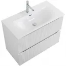 Тумба под раковину BelBagno Uno UNO-MINI-1000-2C-SO-BO 100 см, подвесная, белый матовый