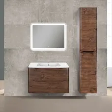 Комплект мебели темное дерево 79,4 см Vincea Paola VMC-2P800RW + VCB-2VP800W + VLM-2A800