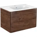 Комплект мебели темное дерево 79,4 см Vincea Paola VMC-2P800RW + VCB-2VP800W + VLM-2A800