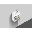 Тумба Bianco Lucido 45,4 см BelBagno Pietra PIETRA MINI-460-1A-SO-BL-R